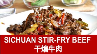 Szechuan beef stir fry  How to make in four easy steps updated [upl. by Enoch]