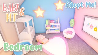 Easy and Cheap BABYampPET Bedroom Speed Build 👶🐩  Roblox Adopt Me [upl. by Thin]