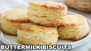 Homemade Buttermilk Biscuit Recipe Freezer Friendly [upl. by Durwin]