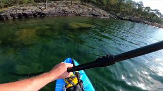 SUP paddling trip to an Island in Vättern Sweden Crystal clear water 092024 [upl. by Smoot9]