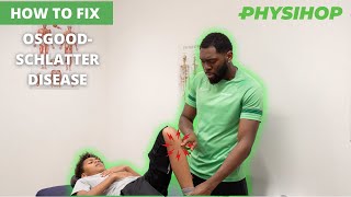 How to fix Osgood Schlatter disease  Best exercises [upl. by Huggins48]