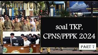 soal TKP tes CPNS dan PPPK terbaru 2024 [upl. by Falda]