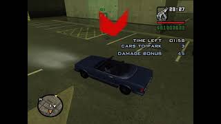 Grand Theft Auto San Andreas Hard Difficulty  Valet parking Test 140 [upl. by Robbyn]