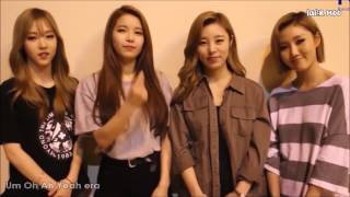 Mamamoo 마마무 introduction as time passes [upl. by Ardnahs]