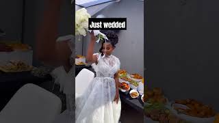 Just wedded trendingvideo wedding weddingceremony [upl. by Tare]