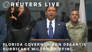 LIVE Florida Governor Ron DeSantis holds a press conference as Florida braces for Hurricane Milton [upl. by Umberto]