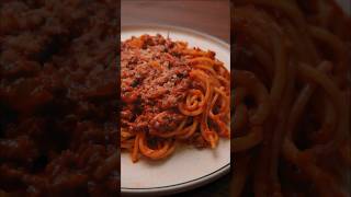 Spaghetti Bolognese recipe for a delicious meal cooking asmr recipe [upl. by Drapehs]