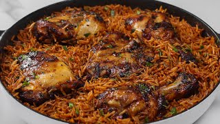 How to make PERIPERI JOLLOF RICE amp PERIPERI CHICKEN [upl. by Hiro900]