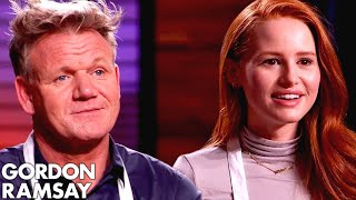 Gordon Ramsay vs Madelaine Petsch In VEGAN MASTERCHEF COOK OFF [upl. by Id]