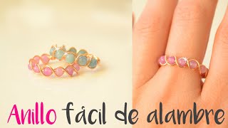 ANILLOS de alambre fácil y GANADORES DEL SORTEO 267 😍😍 [upl. by Dich]