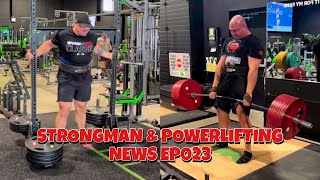 Mitchell Hooper Preps for the Arnold Classic UK  Strongman amp Powerlifting News ep023 [upl. by Giffer]