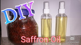 DIY Saffron Oil  barbies craft [upl. by Ahsilrac]