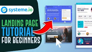 How To Create A Landing Page On SystemeIo 2024 [upl. by Segalman]