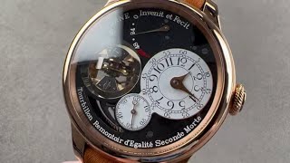 FPJourne Tourbillon Souverain Vertical Boutique Edition FP Journe Watch Review [upl. by Zuliram]