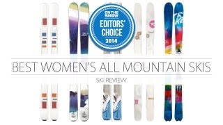 Best 2014 Womens All Mountain Skis [upl. by Onitselec607]