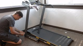 How to assemble a Maxcare Electric Folding Treadmill [upl. by Robin]