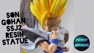 Son Gohan SSJ2 Dragon Ball Z Resin Statue [upl. by Nirmak]