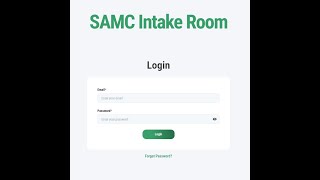 SAMC EMR TUTORIAL 2 Intake Room Management [upl. by Sokairyk284]