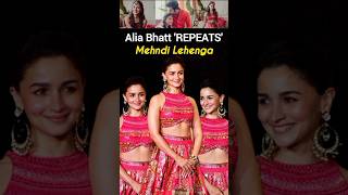 Alia Bhatt Mehndi Lehenga❣️ aliabhatt alia aliabhat manishmalhotra diwaliparty [upl. by Katine]