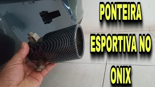 INSTALEI PONTEIRA ESPORTIVA NO ONIX FICOU BRABO [upl. by Carol892]