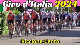 Giro dItalia 2024  Tappa 13 RiccioneCento  Pieve di Cento BO May 17 2024 [upl. by Junno]