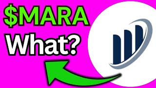 MARA Stock IS CRAZY upcoming Update MARA [upl. by Drolyag681]