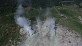 Fumarolic activity of the Ioyama Kirishima Volcano Japan [upl. by Doerrer412]