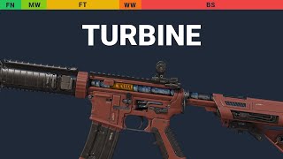 M4A4 Turbine  Skin Float And Wear Preview [upl. by Ricketts336]