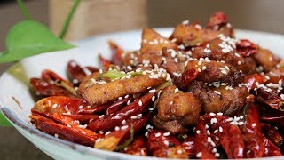 BETTER THAN TAKEOUT  Spicy Szechuan Chicken Recipe [upl. by Ahseal]