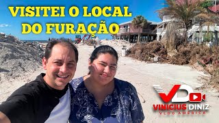 VISITEI O LOCAL DO FURACÃO NA FLÓRIDA 🌪️ [upl. by Nehgaem]