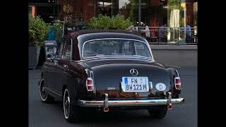 MercedesBenz 190 Ponton 1957 W121  some of the latest romantic impressions [upl. by Riatsala]