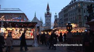 Weihnachtsmarkt München  Germany HD Travel Channel [upl. by Dodwell]