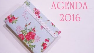 Agenda in tessuto  facile   Shabby Chic DIY [upl. by Mavis]