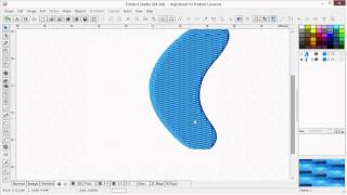 Machine Embroidery Digitizing  Embird Studio  Parameters of Plain Fill  Part 1 [upl. by Posehn]