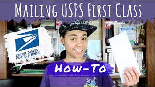 How To Mail USPS First Class Envelopes amp Packages with Stamps [upl. by Asik]