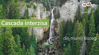 Cascada de 100m Vânturiș din muntii Bucegi drona si GoPro CELro [upl. by Nivag813]