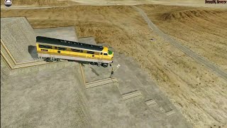 Trains vs Stairs Crashes 2  BeamNG Drive [upl. by Canter]