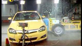 Euro NCAP  OpelVauxhall Tigra  2004  Crash test [upl. by Brad198]