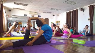 Dynamic Advanced Yoga Class  Backbend  Twisting  Hip Opening  Raja Gupta [upl. by Culberson]