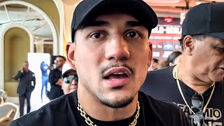 Teofimo Lopez REACTS to Canelo HEATED ALTERCATION with Edgar Berlanga [upl. by Luamaj166]