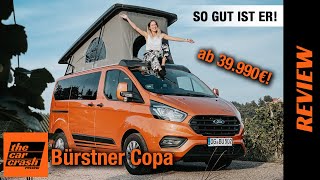 Bürstner Copa 2021 Campervan Alternative zum VW California und Marco Polo 🏕 Fahrbericht  Review [upl. by Yllut500]