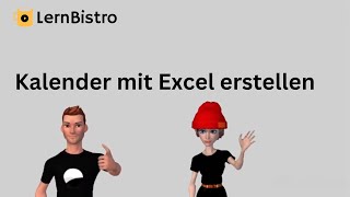 Kalender mit Excel erstellen [upl. by Canter754]