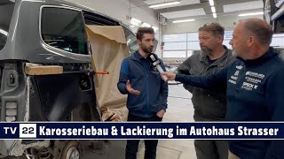 MOBIL TV22 Das Autohaus Strasser in St Gertraudi  Karosseriebautechnik und Lackierung [upl. by Delisle]