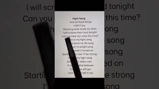 Rachel Platten  Fight Song Lyrics in Karaoke  Sujal Khadgi🖤 [upl. by Vyky]