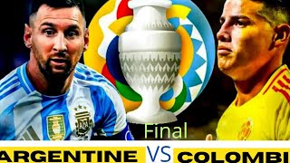 Argentine VS ColombieFinal Coopa América 2024 USA [upl. by Leunammi466]