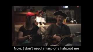 Pirate Band Camp  Lesson 2  Fiddlers Green on mandolin and concertina [upl. by Nosiddam415]