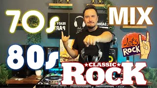 70s 80s Mix I Rock  🎵 Opus Pink Floyd Rolling Stones Queen Bon Jovi Guns N Roses Etc [upl. by Basilius]