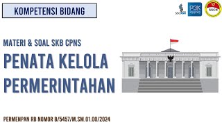 Soal Penata kelola pemerintahan SKB CPNS [upl. by Nyladnarb529]