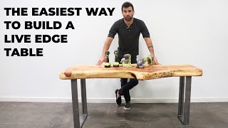 The Easy Way to Make A Live Edge Table [upl. by Nibaj]