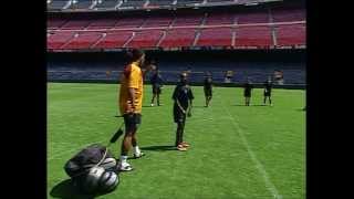 FC BARCELONA  RONALDINHO SOCCER LESSONS 14 [upl. by Valorie]